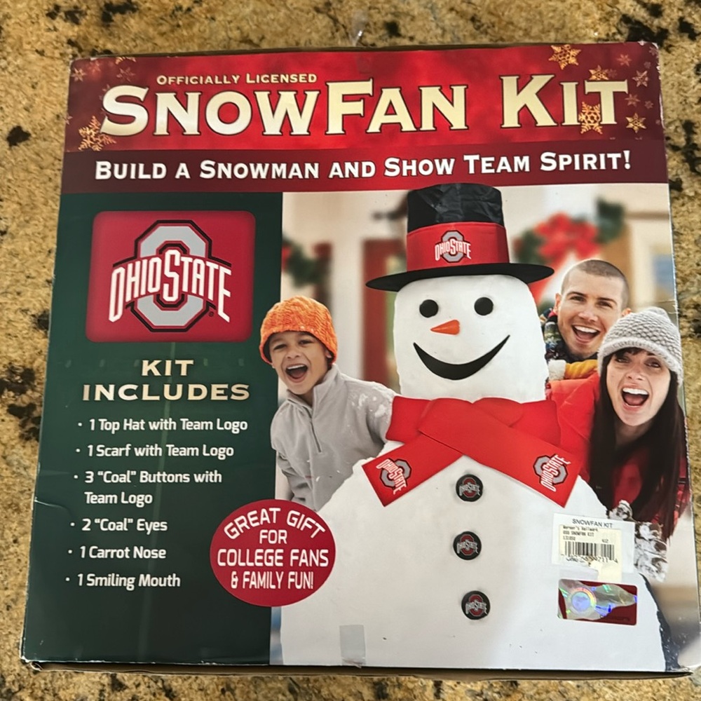 Ohio State University SnowFan kit.  New in box!